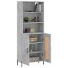 Stylish Highboard in Concrete Grey - 69.5x34x180 cm | HipoMarket