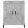 Stylish Highboard in Concrete Grey - 69.5x34x180 cm | HipoMarket