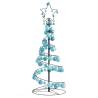 Christmas Tree Light Cone with 80 LEDs & Baubles - 120 cm