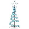 Christmas Tree Light Cone with 80 LEDs & Baubles - 120 cm