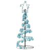 Christmas Tree Light Cone with 80 LEDs & Baubles - 120 cm