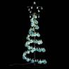 Christmas Tree Light Cone with 80 LEDs & Baubles - 120 cm