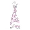  Christmas Tree Light Cone with Baubles 80 LEDs Warm White 120 cm Colour pink Size 120 cm Quantity in Package 1 Model with baubles 