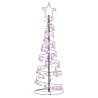  Christmas Tree Light Cone with Baubles 100 LEDs Warm White 150 cm Colour pink Size 150 cm Quantity in Package 1 Model with baubles 