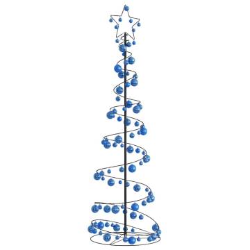 Christmas Tree Light Cone with Baubles - 120 LEDs Warm White