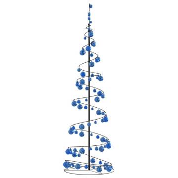 Christmas Tree Light Cone with Baubles - 120 LEDs Warm White