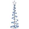 Christmas Tree Light Cone with Baubles - 120 LEDs Warm White