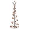 Christmas Tree Light Cone with Baubles 120 LEDs - 180 cm