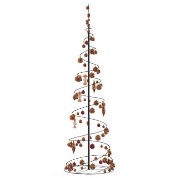 Christmas Tree Light Cone with Baubles 120 LEDs - 180 cm