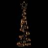 Christmas Tree Light Cone with Baubles 120 LEDs - 180 cm