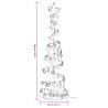 Christmas Tree Light Cone with Baubles 120 LEDs - 180 cm