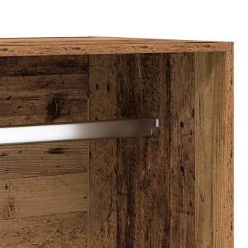 Wardrobe Old Wood 100x50x200 cm - Stylish Storage Solution