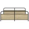 Metal Bed Frame - Sonoma Oak 183x213 cm | Hipomarket