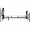 Metal Bed Frame - Sonoma Oak 183x213 cm | Hipomarket