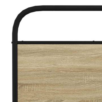 Metal Bed Frame - Sonoma Oak 183x213 cm | Hipomarket