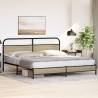 Robust Metal Bed Frame - Sonoma Oak 183x213 cm | HipoMarket