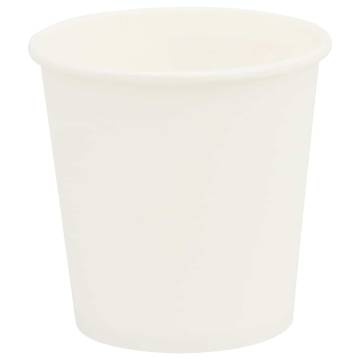 Paper Coffee Cups with Lids - 1000 pcs, 4oz, 100ml