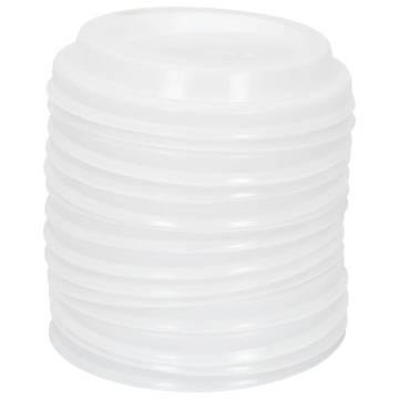 Paper Coffee Cups with Lids - 1000 pcs, 4oz, 100ml