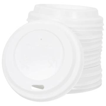 Paper Coffee Cups with Lids - 1000 pcs, 4oz, 100ml