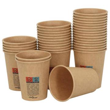 Paper Coffee Cups with Lids - 1000 pcs - 8oz | Hipo Market