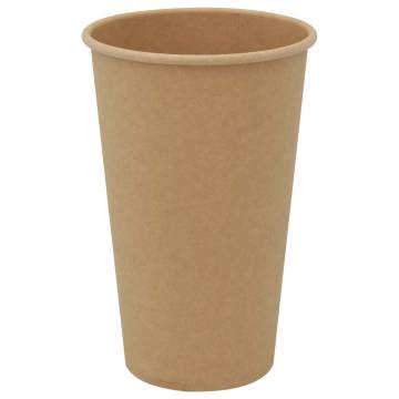 1000 Pack Paper Coffee Cups with Lids – 16oz, Leakproof & Durable