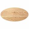 Solid Oak Oval Table Top - 80x40x2 cm | HipoMarket UK