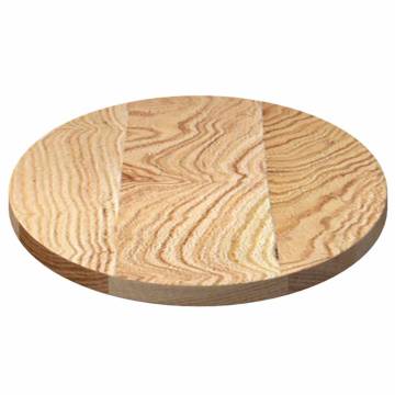 Solid Oak Oval Table Top - 80x40x2 cm | HipoMarket UK