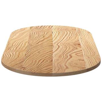 Solid Wood Oak Oval Table Top - 120x60 cm | HipoMarket