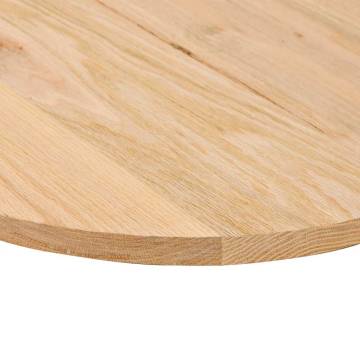 Solid Wood Oak Oval Table Top - 120x60 cm | HipoMarket