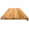 Light Brown Solid Oak Window Sills - 2 pcs 160x40x2 cm