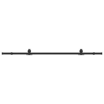 Sliding Door Hardware Kit 213 cm Steel Black - Hipo Market