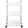 3-Tier Transparent Storage Trolley - Organise with Style