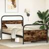 Bed Frame Without Mattress 90x190 cm | Smoked Oak | Hipomarket