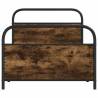 Bed Frame Without Mattress 90x190 cm | Smoked Oak | Hipomarket