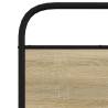 Robust 80x200 cm Bed Frame Without Mattress - Sonoma Oak