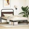 Bed Frame Without Mattress 90x190 cm - Brown Oak Stylish Design