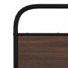 Elegant Brown Oak Bed Frame 140x200 cm - HipoMarket