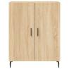 Stylish Highboard Sonoma Oak - 69.5x34x180 cm | Hipo Market