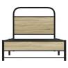 Sonoma Oak Bed Frame 75x190 cm - Durable & Stylish Design