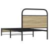 Sonoma Oak Bed Frame 75x190 cm - Durable & Stylish Design