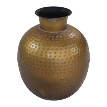 HSM Padua Small Vase - 30x35 cm Gold & Grey | Hipomarket