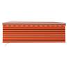 Manual Retractable Awning 4x3m - Orange & Brown | HipoMarket