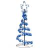  Christmas Tree Light Cone with Baubles 80 LEDs Warm White 120 cm Colour light blue Size 120 cm Quantity in Package 1 Model with baubles 