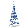 Christmas Tree Light Cone with Baubles - 80 LEDs Warm White