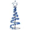 Christmas Tree Light Cone with Baubles - 80 LEDs Warm White