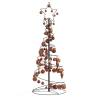 Christmas Tree Light Cone with Baubles - 80 LEDs Warm White