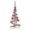 Christmas Tree Light Cone with Baubles - 80 LEDs Warm White