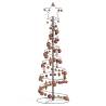 Christmas Tree Light Cone with Baubles - 100 LEDs Warm White