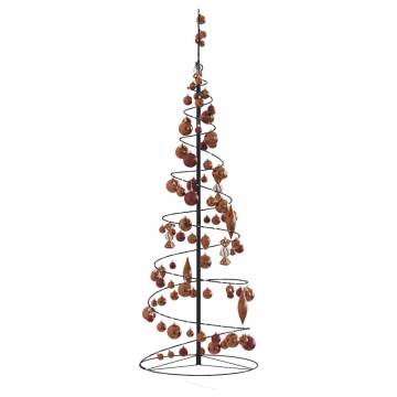 Christmas Tree Light Cone with Baubles - 100 LEDs Warm White