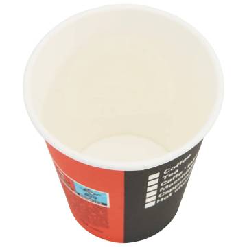 Paper Coffee Cups with Lids - 1000 pcs 8oz | HipoMarket